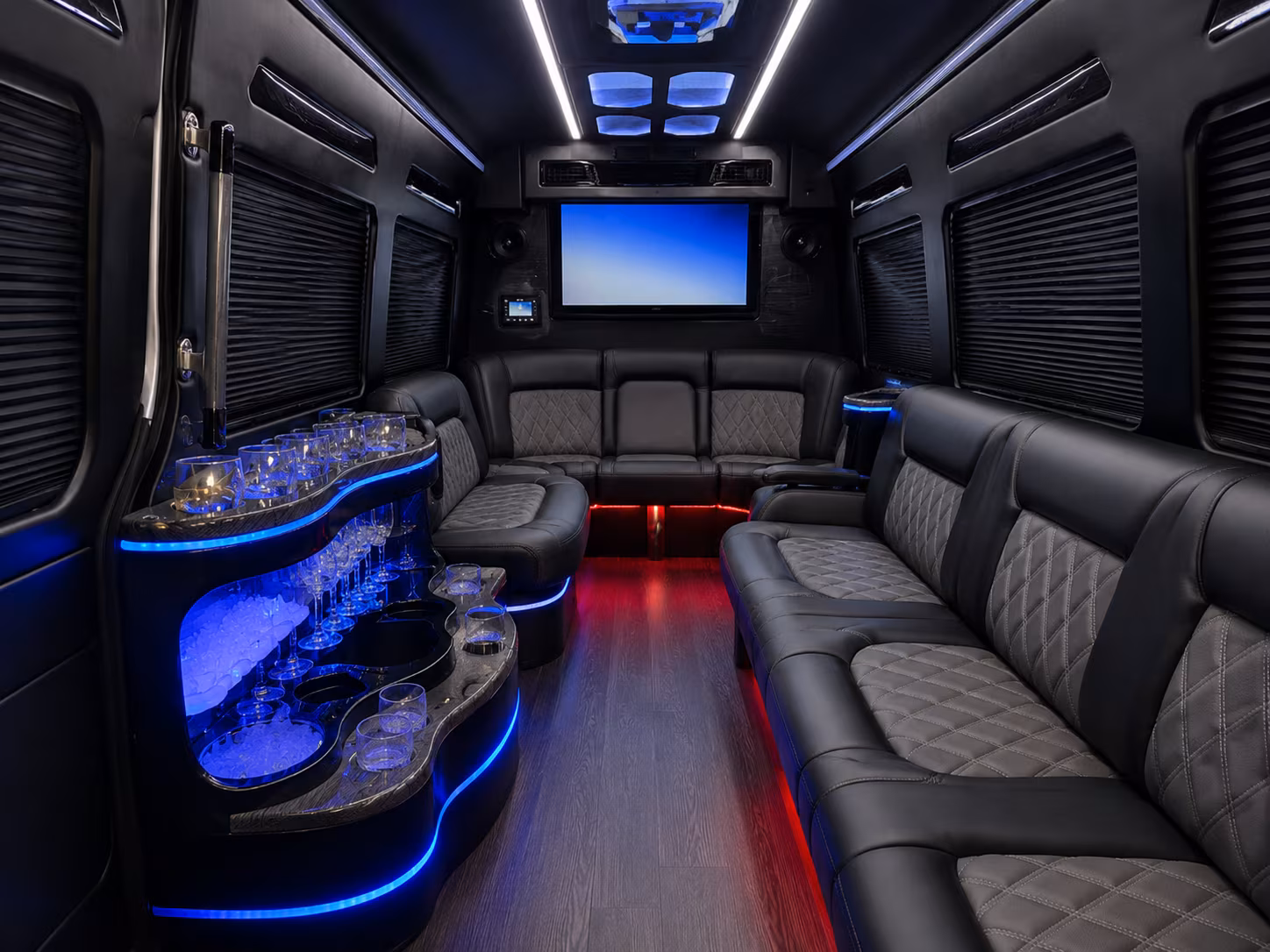 Garden Grove Airport Shuttle & Transportation party bus exterior