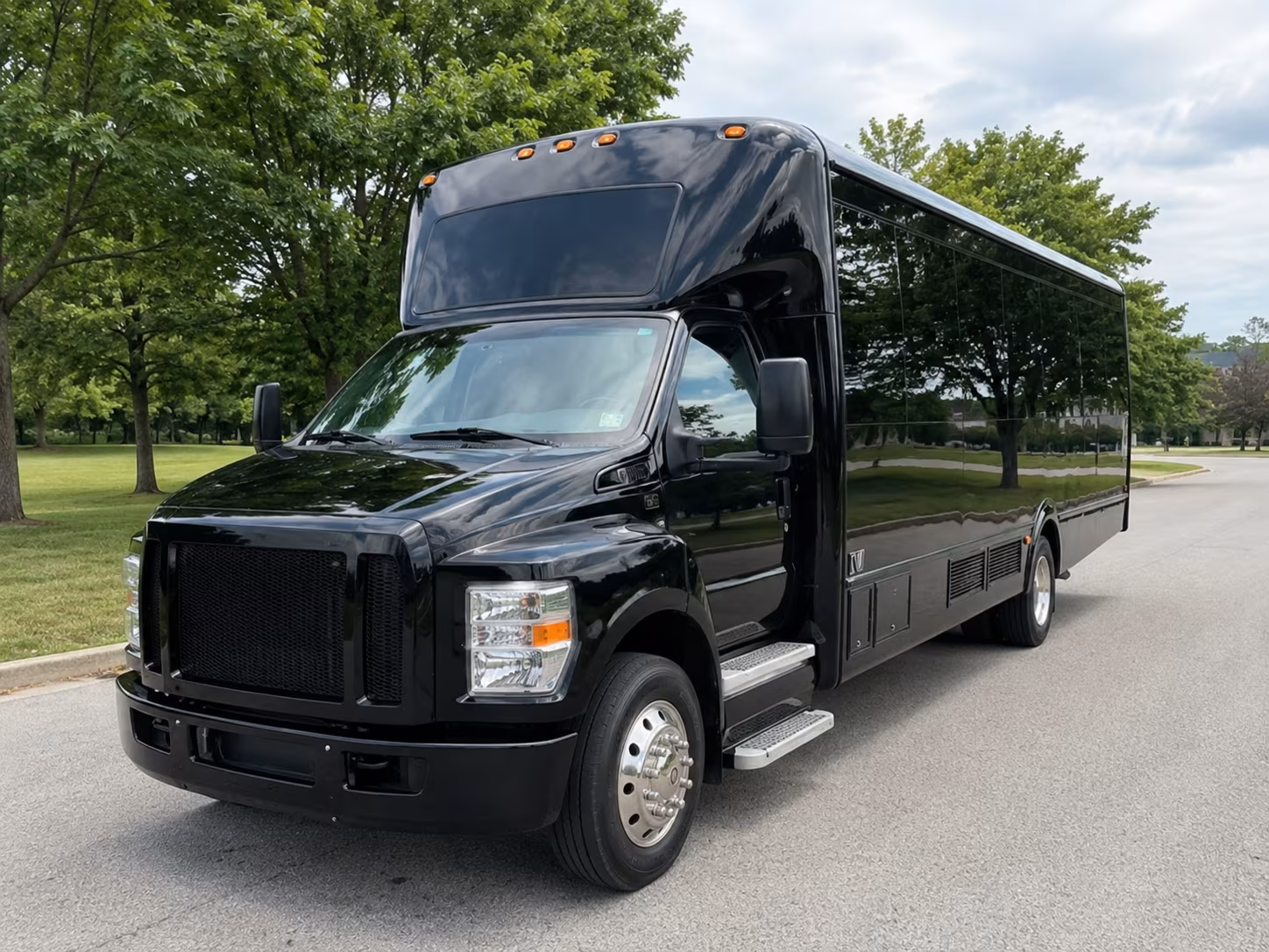 Garden Grove Private Event Transportation onboard seating