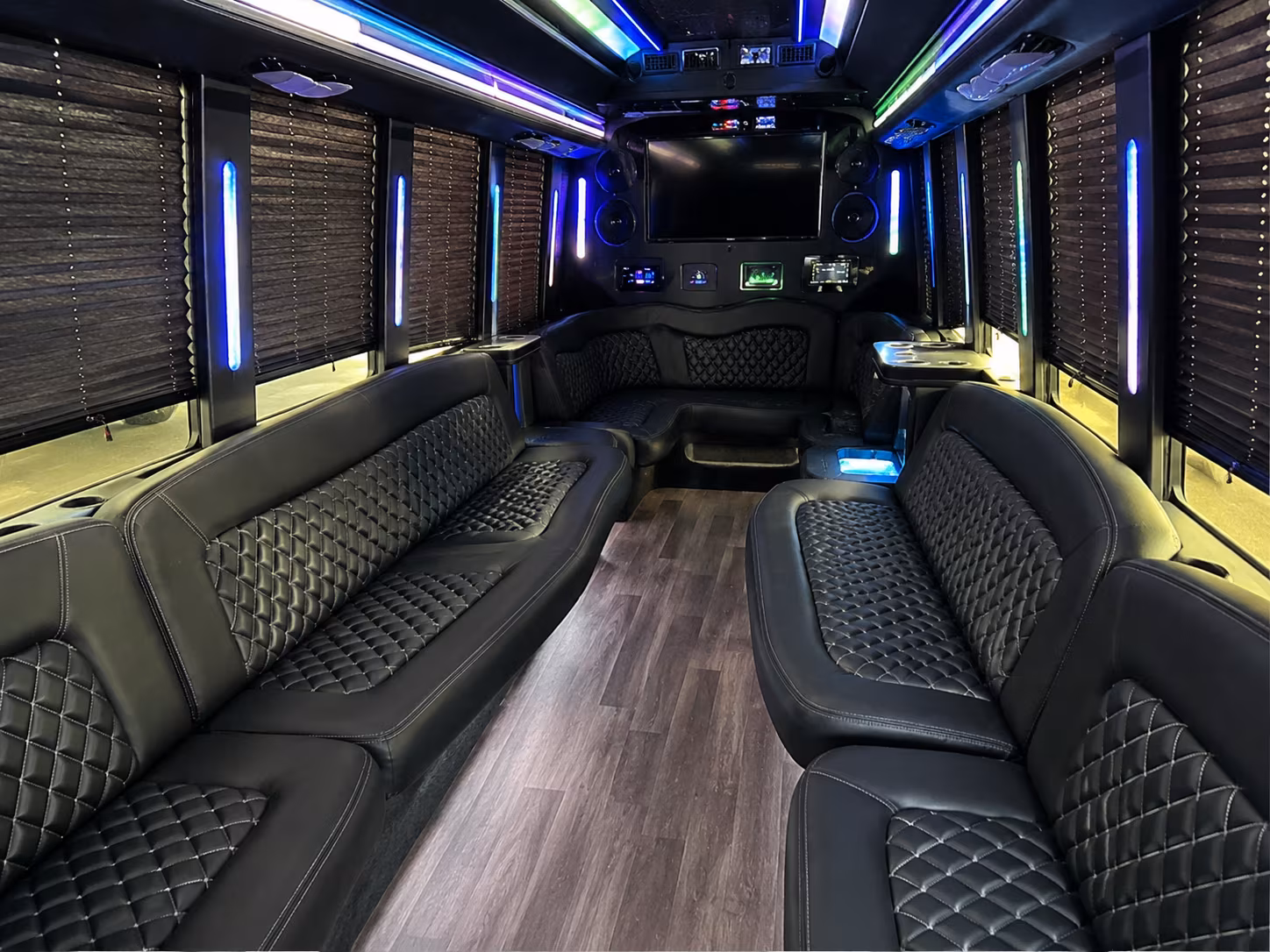 Garden Grove Prom & Homecoming Transportation party bus exterior