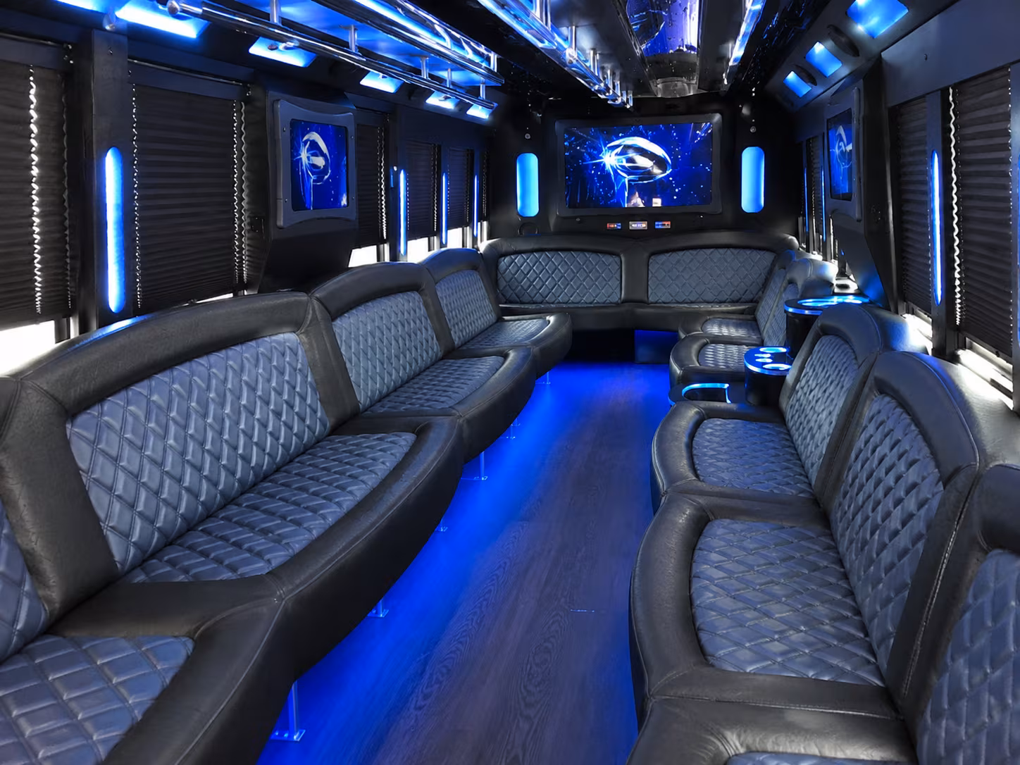 Garden Grove Prom & Homecoming Transportation party bus exterior