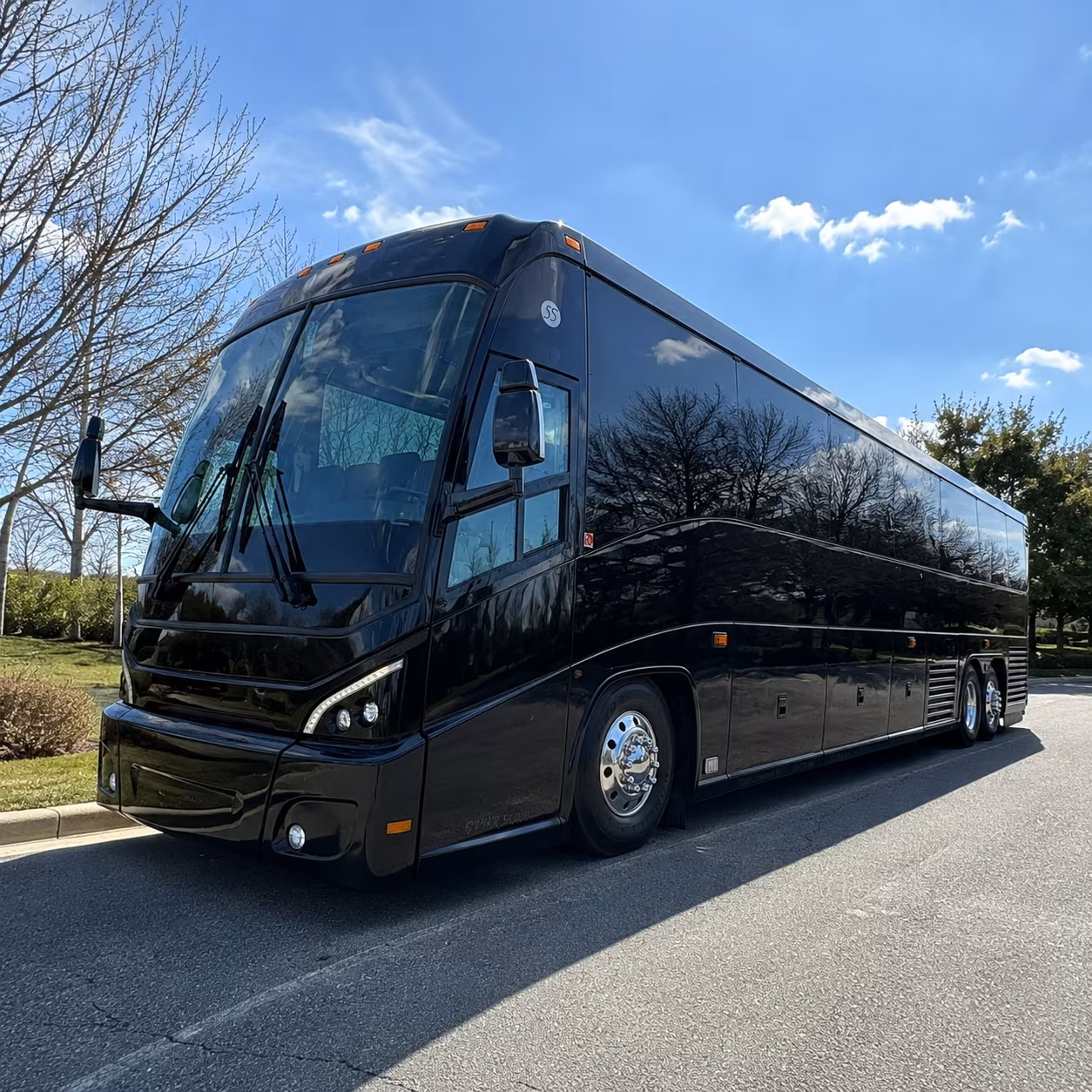 Garden Grove School Event Transportation party bus exterior