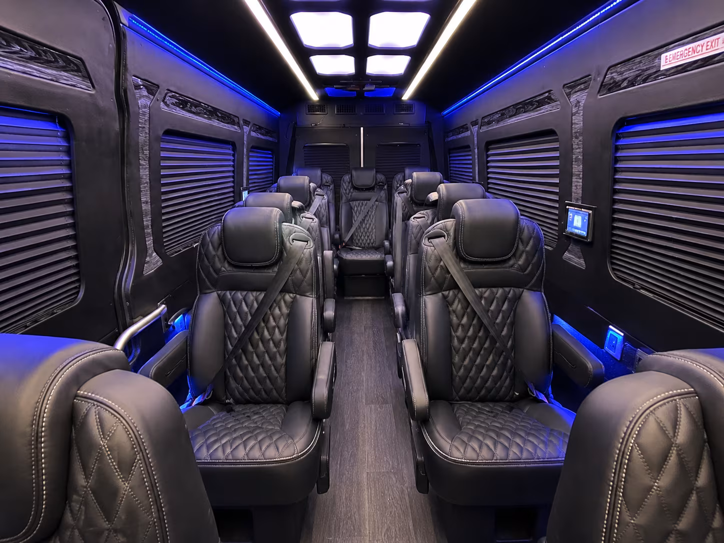 Garden Grove School Event Transportation party bus exterior