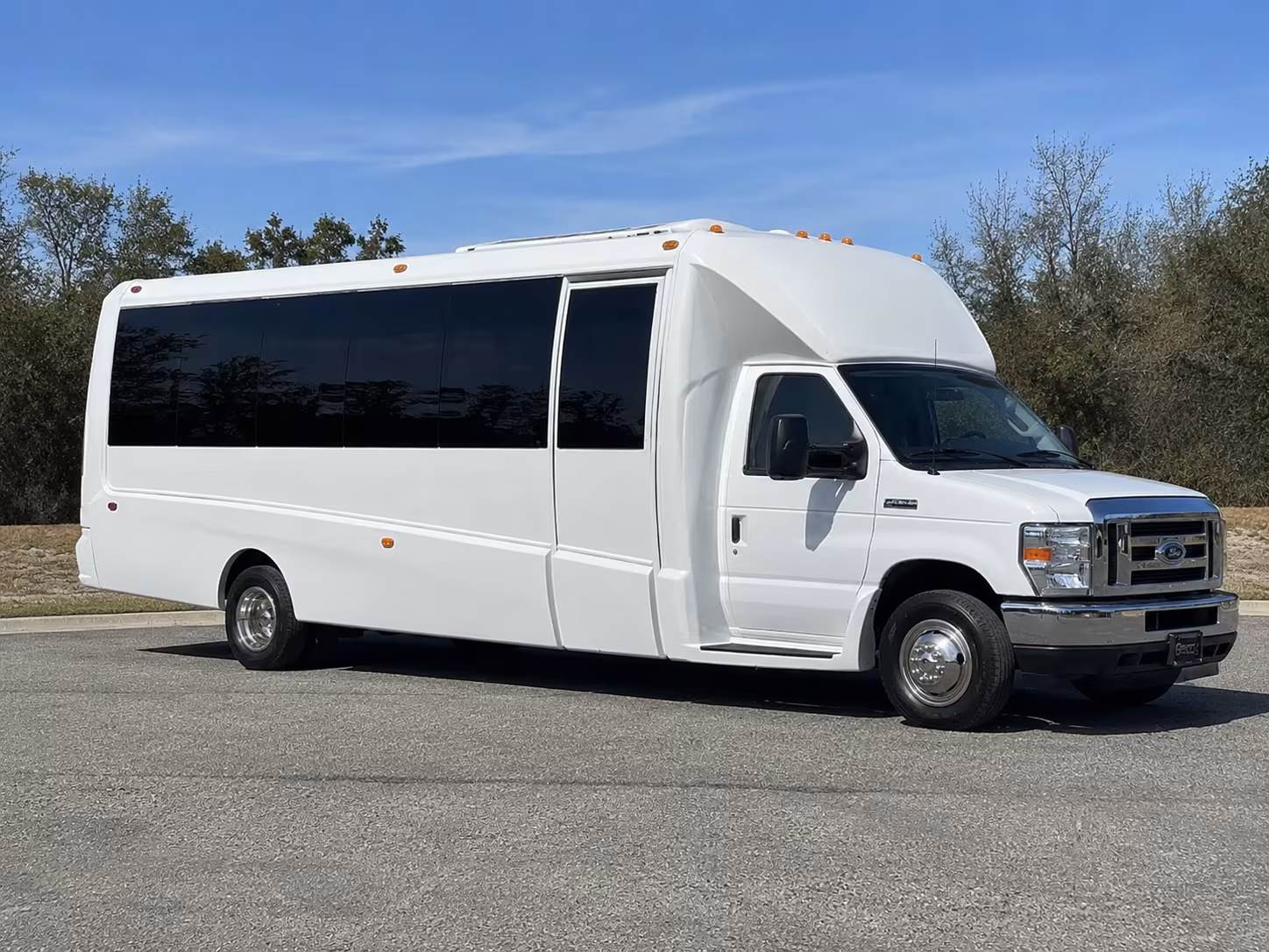 Orange Party Bus Rental