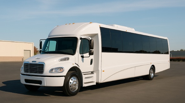 Exterior of Charter Bus Company Anaheim's 30 Passenger Party Bus in Anaheim