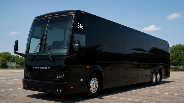 Exterior of Charter Bus Company Anaheim's 40 Passenger Party Bus in Anaheim