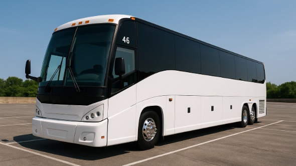 Exterior of Garden Grove Party Bus Company's 40 Passenger Party Bus in Garden Grove