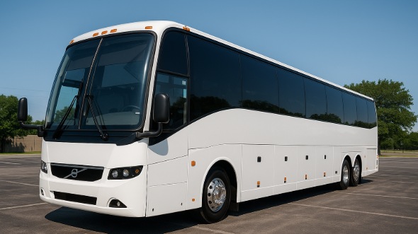 Exterior of Charter Bus Company Garden Grove's 47 Passenger Charter Bus in Garden Grove